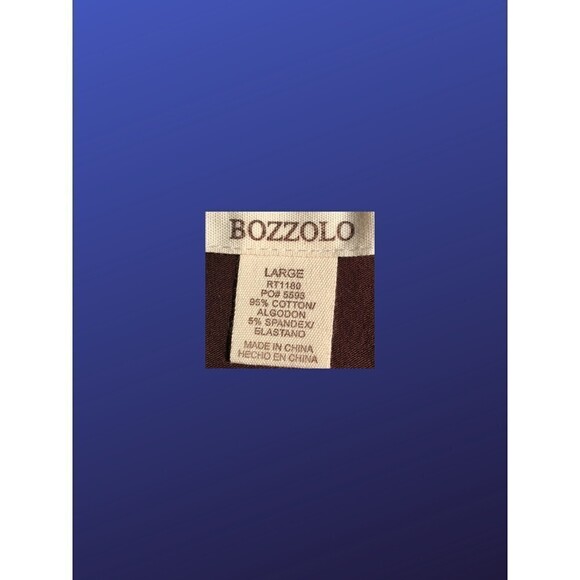 BOZZOLO Tank Top Cotton/Spandex Blend, CHOCOLATE BROWN, Women’s Size Large, NWOT - Picture 3 of 6